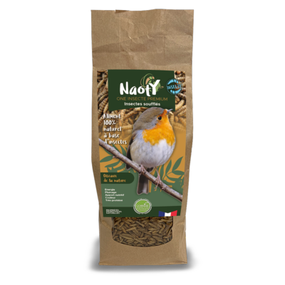 NAOTY –Insectes soufflés pour Oiseaux du ciel – 380 g