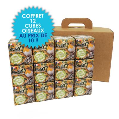 NAOTY – Coffret Cube Oiseaux du ciel (x12) – 1200 g