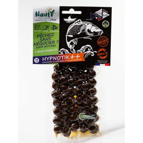 Hypnotik ++ - Bouillettes premium renforce en insectes et huile d' d'insectes - 18 mm - 200 g