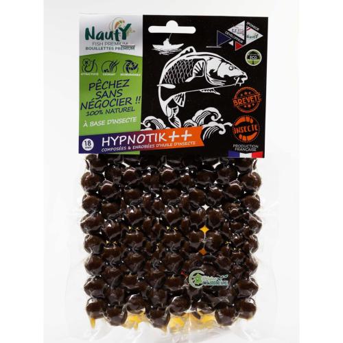 Hypnotik ++ - Bouillettes premium renforce en insectes et huile d' d'insectes - 18 mm - 500 g